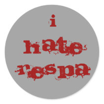 IHATERESPA stickers