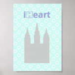 iHeart SLC Temple Print