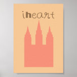 iHeart SLC Temple Posters