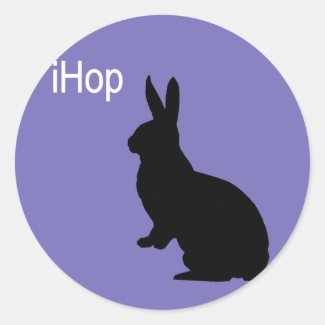 iHop Easter Bunny Stickers