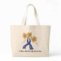 Ii Wear Blue For My Loved One Canvas Bag