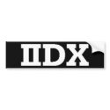 IIDX Bumper Sticker bumper stickers