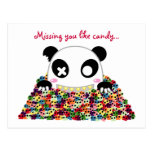 Ijimekko Panda "Missing You" Postcard