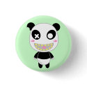 Ijimekko the Panda buttons by sugaroverkill Ijimekko the Panda buttons