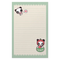 Ijimekko the Panda Custom Stationery