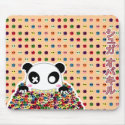 Ijimekko the Panda - Sugar Skulls - customizable mousepads by sugaroverkill Ijimekko the Panda - Sugar Skulls - customizable mousepads