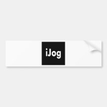 iJog Bumper Stickers
