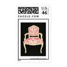 Ikat Chair US Postage Stamp -
