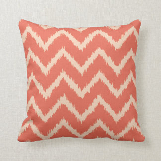 Peach Chevron Pillows - Decorative & Throw Pillows Zazzle