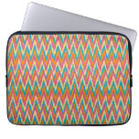 iKat Zigzag Design Spice Colors Laptop Computer Sleeve