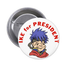 Ike for President Pins