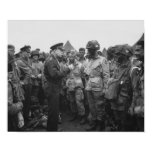 Ike Talking With Airborne On D-Day Print