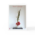 Ikebana-063 Season's Greetings cards by Zen_Images Ikebana-063 Season's Greetings cards