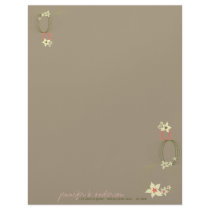 Ikebana Blooms | *01 Pink Custom Letterhead by fatfatin_box Ikebana Blooms | *01 Pink Custom Letterhead