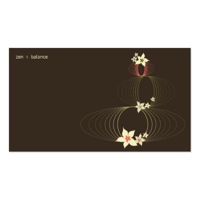 Ikebana Blooms | *01 | Profile Card | Business Card by fatfatin_box