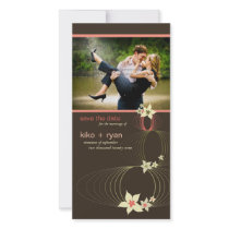 Ikebana Blooms *01 Save The Date Photo Card photo cards