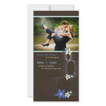 Ikebana Blooms *02 Save The Date Photo Card photo cards by fatfatin_box Ikebana Blooms *02 Save The Date Photo Card photo cards