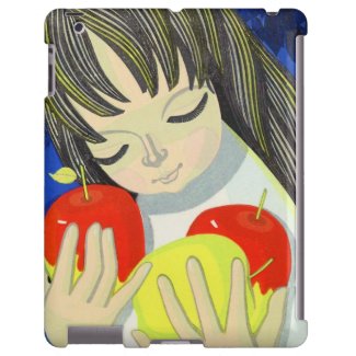 Ikeda Shuzo Apple Song cute little kawaii girl art