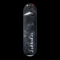 IKESpace Pigeon City Custom Skateboard