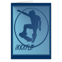 iKICKFLIP framed Card by Lotacats iKICKFLIP framed Card