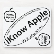 iKnow Apple Mousepad by iKnowApple iKnow Apple Mousepad