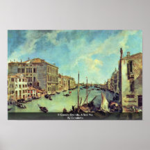 Il Canale Grande, A San Vio By Canaletto Print