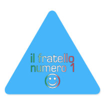 Il Fratello Numero 1 - Number 1 Brother in Italian Stickers