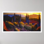 Il tramonto da Casa Cares posters