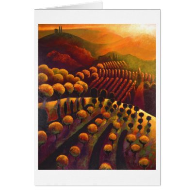 Il tramonto dalla cucina card by danberkeland