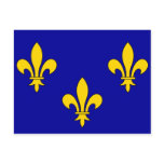 ile-De-France, France flag Post Cards