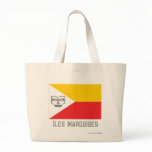 Îles Marquises flag with name bags