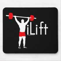 ilift - Man mousepads by Mall4MyLife ilift - Man mousepads