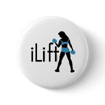 ilift - Woman Pinback Button