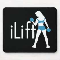 ilift - Woman mousepads by Mall4MyLife ilift - Woman mousepads