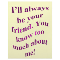 I'll Always Be Your Friend! letterhead