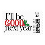 I'll be good next year postage