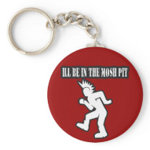 ILL BE IN THE MOSH PIT punk rock guys n girls keychains