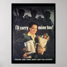 I'll Carry Mine World War 2 Print