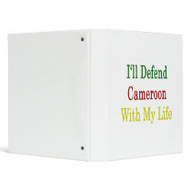 I'll Defend Cameroon With My Life Binders