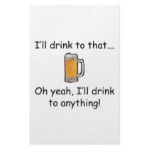 I'll Drink To That! stationery
