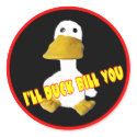 I'll duck bill you Sticker by burntright I'll duck bill you Sticker