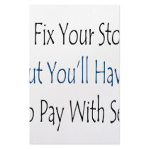 I'll Fix Your Stove But You'll Have To Pay With Se stationery