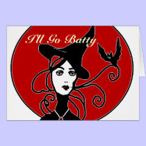 I'll Go Batty, Party Invitation cards