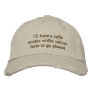 I'll have a caffe mocha vodka valium latte to g... baseball cap