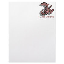 I'll Hop Up On Ya Letterhead Template