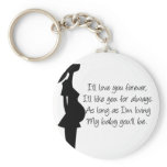 I'll love you forever keychains