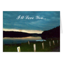 I'll Love You...-Greeting Card-Lake Design cards