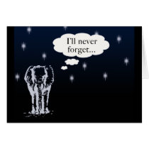 I'll never forget.... cards