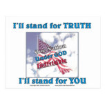 I'll stand for TRUTH... Postcard