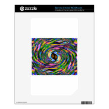 I'll Stop The World And Swirl With You Decal For The NOOK Color